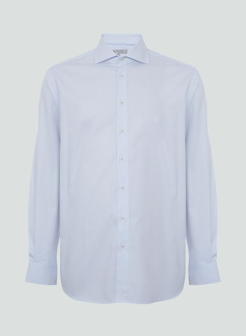 Camisa Comfort Maquinetado Dudalina Masculina