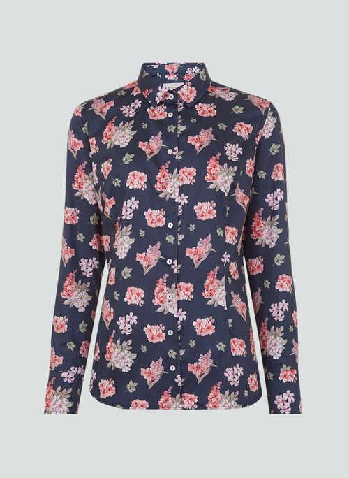 Camisa Slim Estampada Dudalina Feminina