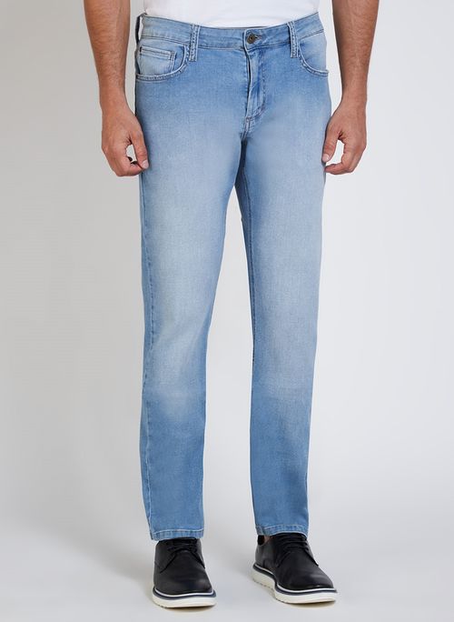 Calça Dudalina Jeans Malha Slim Clara Masculina