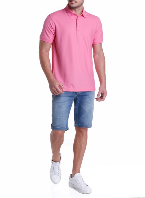 Polo Pima Piquet Dudalina Essentials Masculina