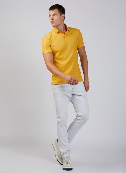 Polo Pima Piquet Dudalina Essentials Masculina