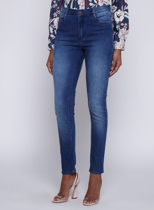 Calça Jeans Dudalina Cigarrete Demi Curve Feminina