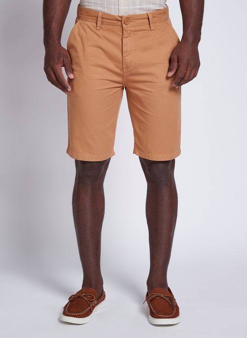 Bermuda  Comfort Chino Tinturada Dudalina Masculina