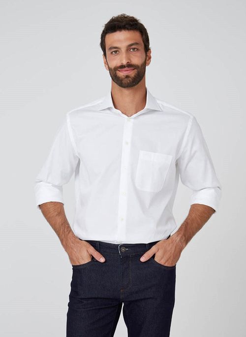 Camisa Comfort Maquinetada Dudalina Masculina