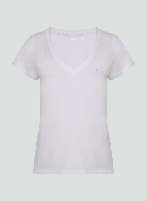 Blusa Decote Algodão Peruano Dudalina Feminina