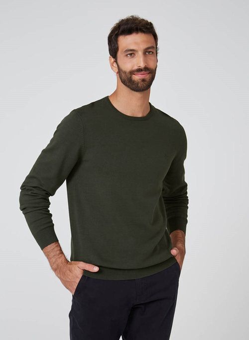 Suéter Tricot Básico Dudalina Masculino