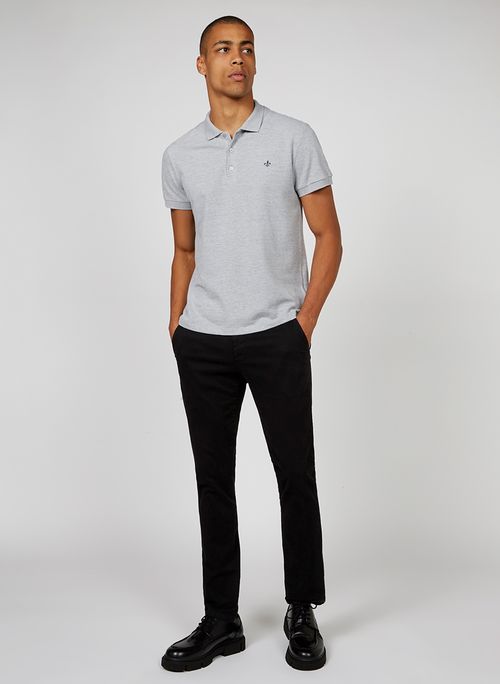 Polo Essentials Algodão Extra Mescla Dudalina Masculina