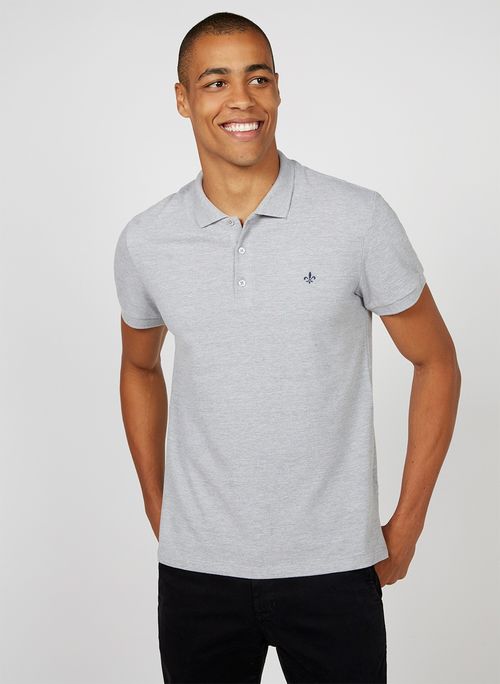 Polo Essentials Algodão Extra Mescla Dudalina Masculina