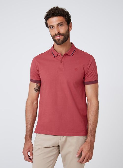 Polo Piquet Jacquard Cotele Dudalina Masculina