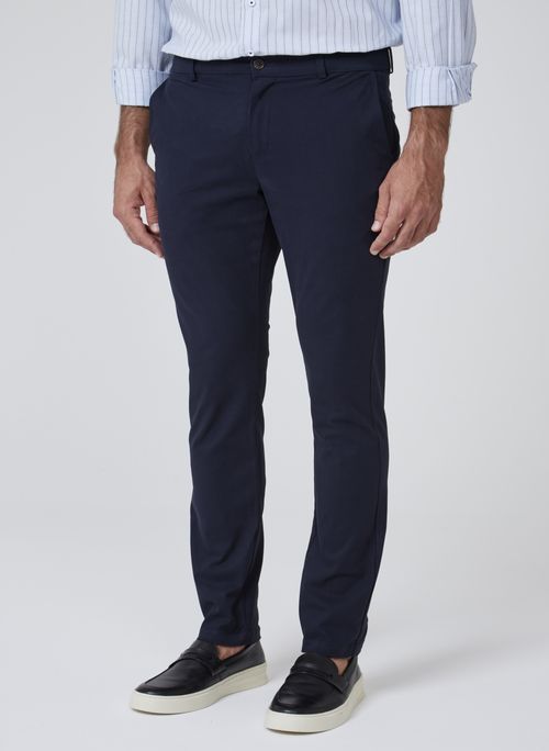 Calça Slim Sarja Elástico Dudalina Masculina