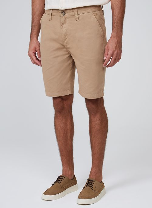 Bermuda Comfort Chino Tintur Dudalina Masculina