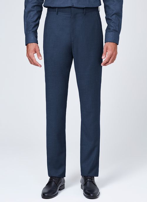 Calça De Alfaiataria Azul Masculina Dudalina