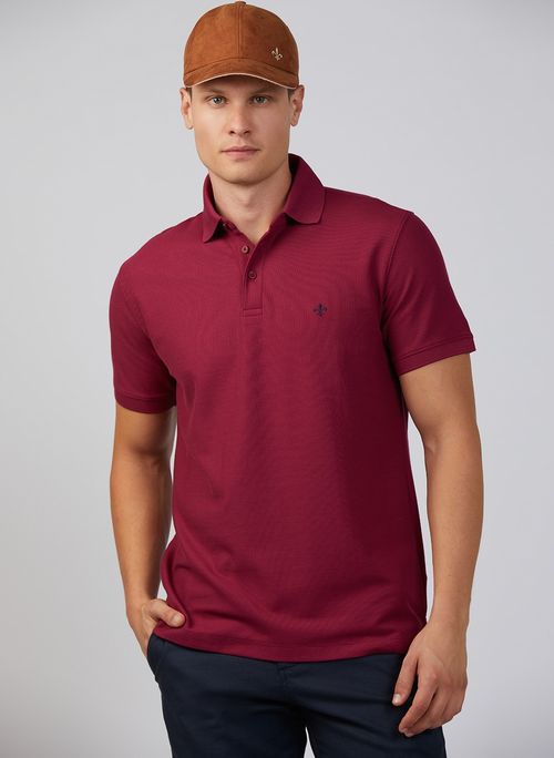 Polo Pima Piquet Dudalina Essentials Masculina