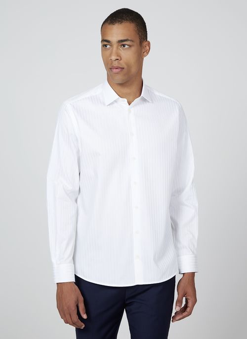 Camisa Slim Maquinetada Dudalina Masculina