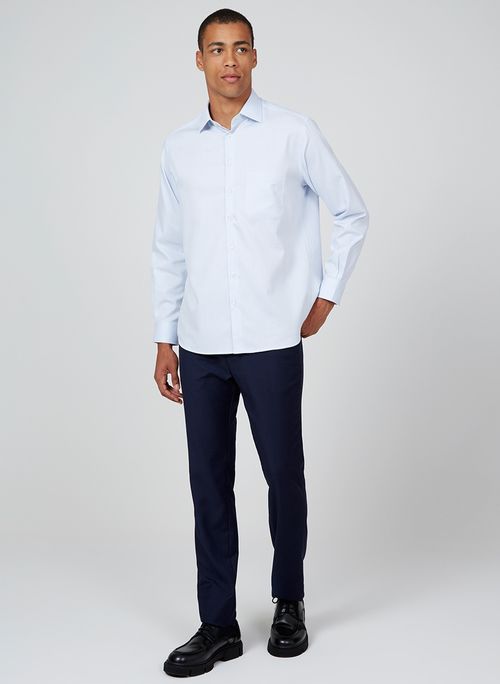 Camisa Comfort Maquinetada Dudalina Masculina