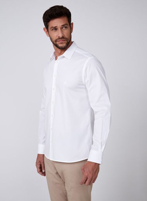 Camisa Slim Maquinetada Dudalina Masculina