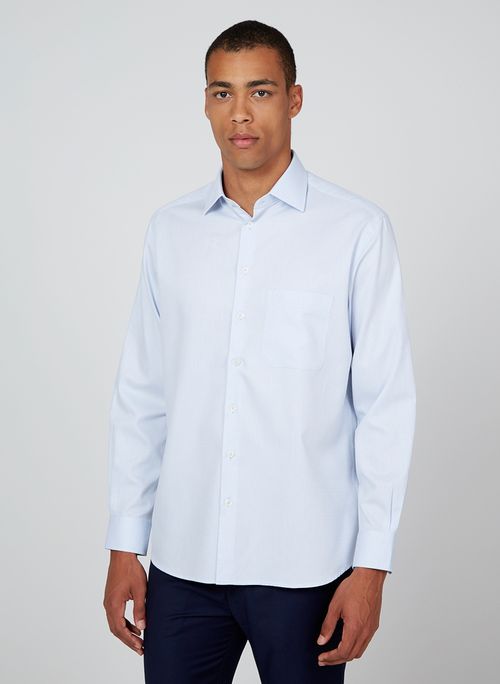 Camisa Comfort Maquinetada Dudalina Masculina