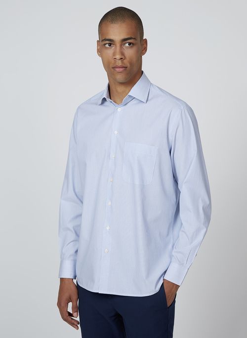 Camisa Comfort Fit Listrada 901 Dudalina Masculina