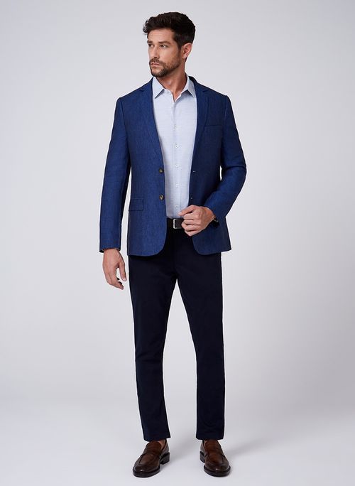 Blazer Puro Linho Slim Dudalina Masculino