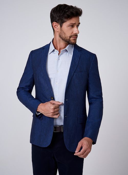 Blazer Puro Linho Slim Dudalina Masculino