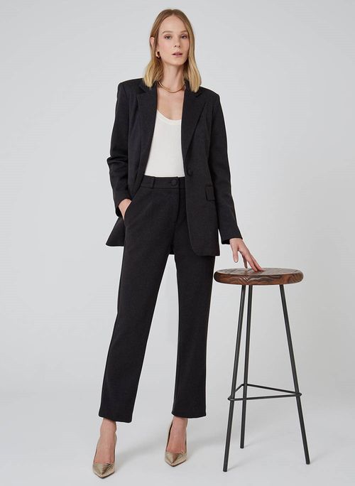 Blazer Alfaiataria em Malha Dudalina Feminino