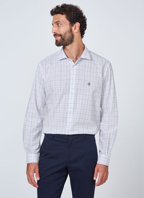 Camisa Comfort Xadrez Dudalina Masculina