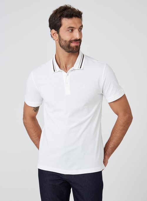 Polo Piquet Textura Dudalina Masculina