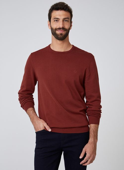 Suéter Tricot Básico Dudalina Masculino