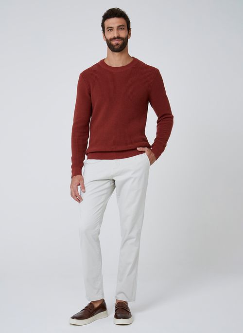 Suéter Tricot Textura Vintage Dudalina Masculino