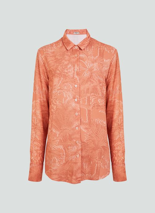 Camisa Relaxed Estampada Dudalina Feminina