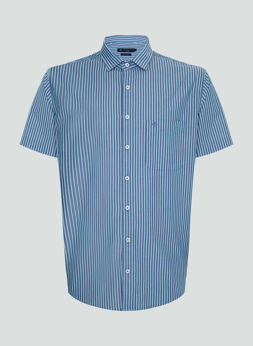 Camisa Comfort Listrada Dudalina Masculina