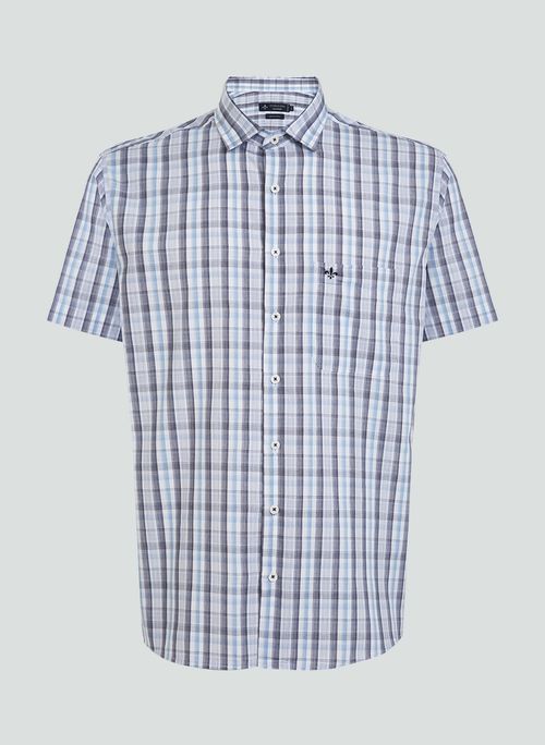 Camisa Comfort Xadrez Dudalina Masculina