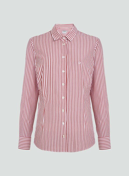 Camisa Slim Listrada Dudalina Feminina