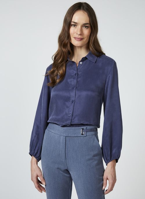 Camisa Cupro Dudalina Feminina