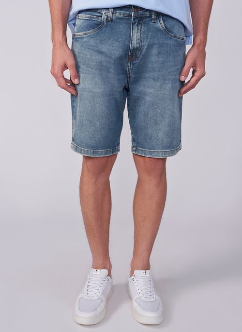 Bermuda Jeans Lavagem Ecológica Dudalina Masculina