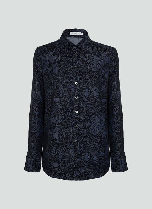 Camisa Relaxed Estampada Dudalina Feminina