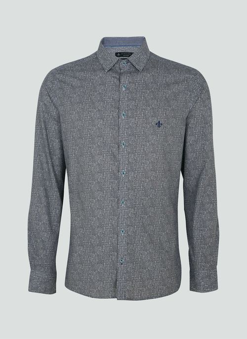 Camisa Milano Mini Print Dudalina Masculina