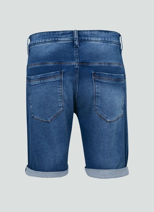 Bermuda Jeans Moletom Dudalina Masculina