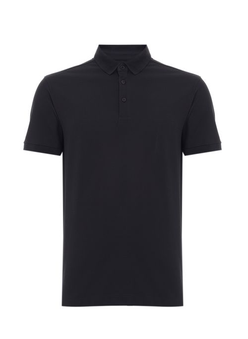 Polo Masculina Friso Pima Essentials Logo Masculina