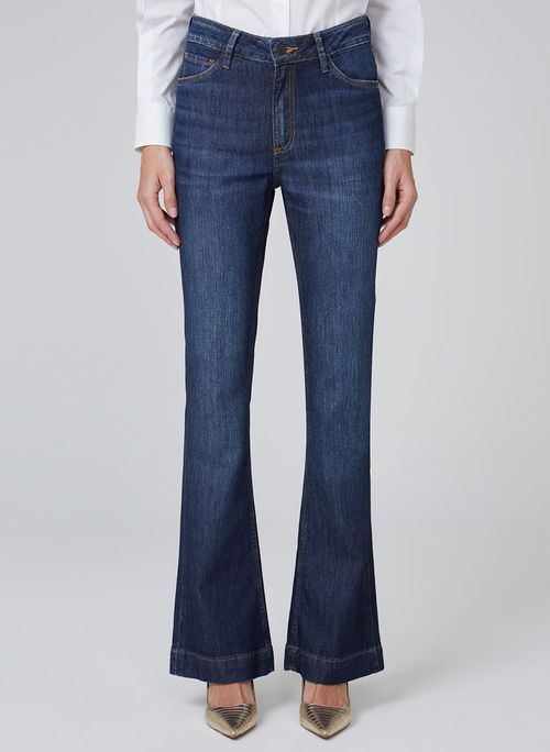 Calça Bootcut Jeans Stone Dudalina Feminina