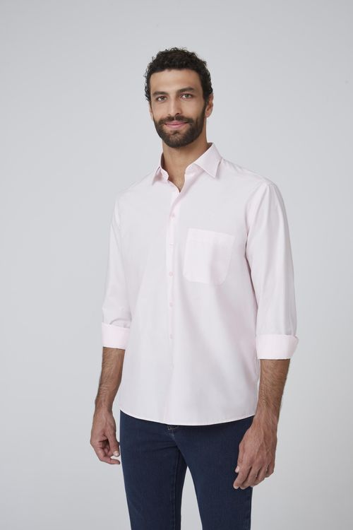 Camisa Dudalina Tricoline Lisa Masculina