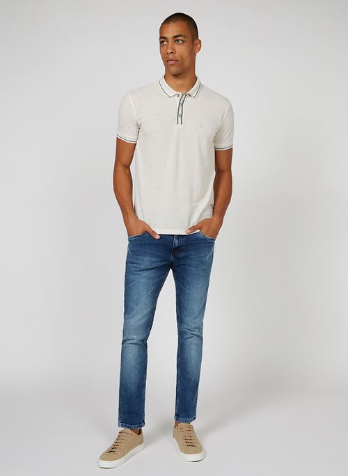 Calça Jeans Slim Lavada Dudalina Masculina