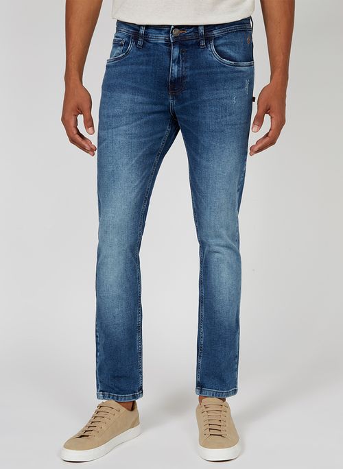 Calça Jeans Slim Lavada Dudalina Masculina