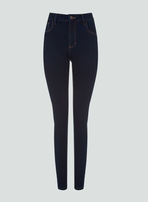 Calça Jeans Skinny Constraste Dudalina Feminina