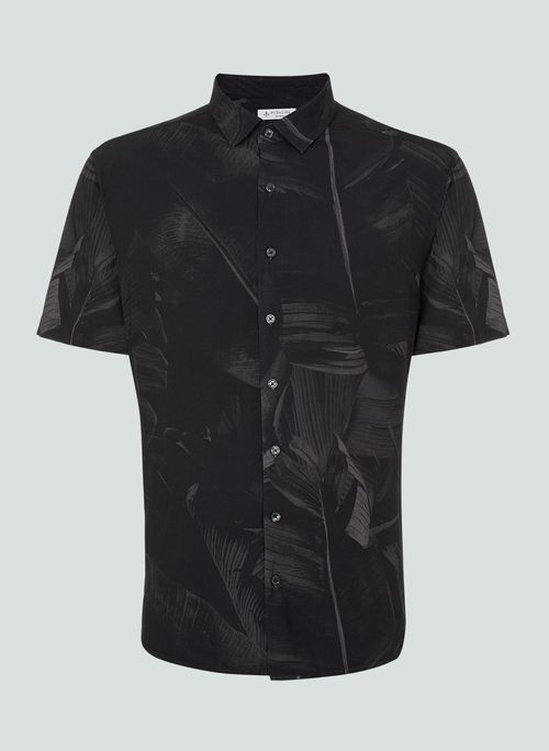 Camisa Slim Estampada Dudalina Masculina