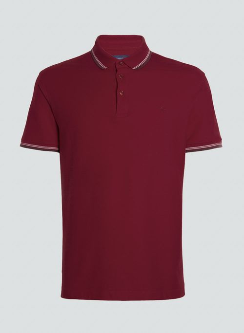 Polo Masculina Friso Pima Essentials Logo Masculina