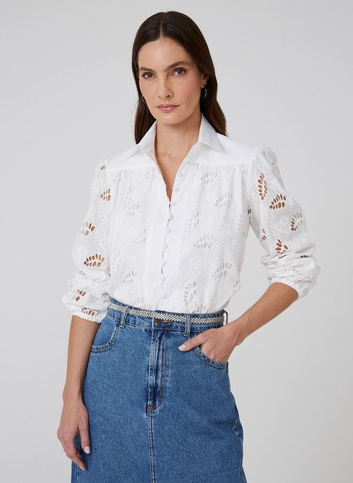 Camisa Bruna Laise Dudalina Feminina