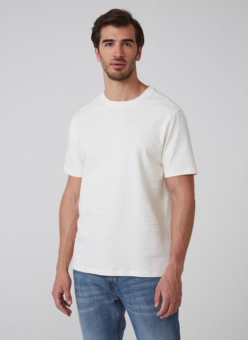 Camiseta Listras Relevo Dudalina Masculina