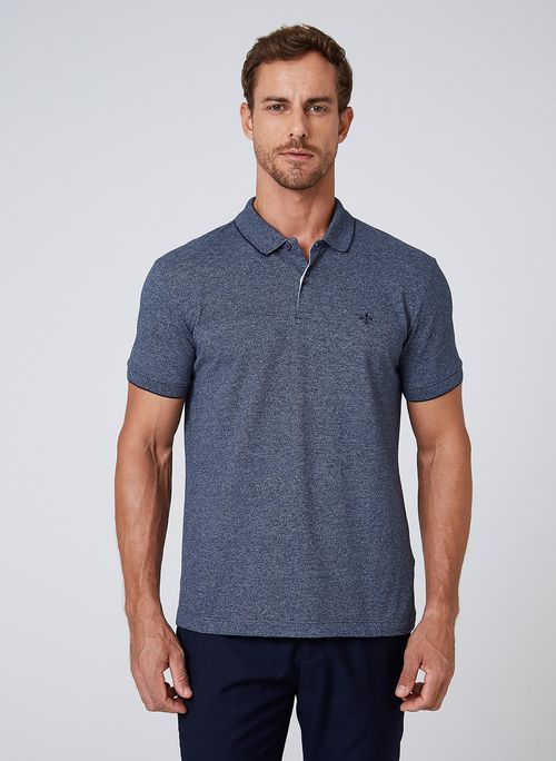 Polo Moline Chambray Dudalina Masculina