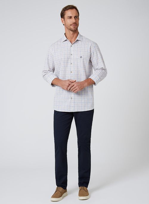 Camisa Comfort Xadrez Dudalina Masculina